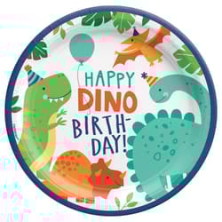 Amscan Dinosaur Birthday Plate (Pack of 8)