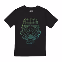 Star Wars Boys Trooper Grid T-Shirt - 7-8 Years, Black