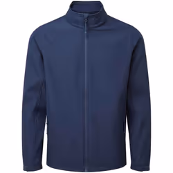 Premier Mens Recycled Wind Resistant Soft Shell Jacket - 4XL, Navy