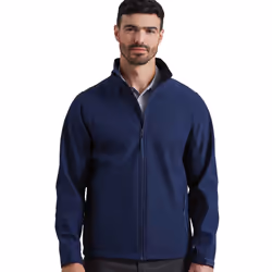 Premier Mens Recycled Wind Resistant Soft Shell Jacket - 4XL, Navy
