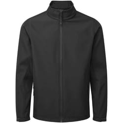 Premier Mens Recycled Wind Resistant Soft Shell Jacket - L, Black