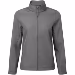 Premier Womens/Ladies Windchecker Soft Shell Jacket - XL, Dark Grey