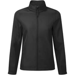 Premier Womens/Ladies Windchecker Soft Shell Jacket - S, Black