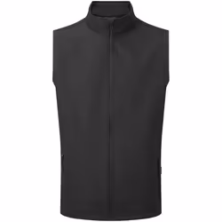 Premier Mens Wind Resistant Gilet - 3XL, Black