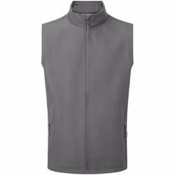 Premier Mens Wind Resistant Gilet - 2XL, Dark Grey
