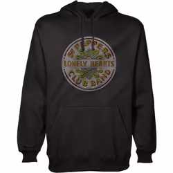 The Beatles Unisex Adult Sgt Pepper Pullover Hoodie - XXL, Black