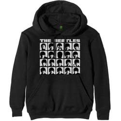 The Beatles Unisex Adult Hard Days Night Faces Pullover Hoodie - 2XL, Black