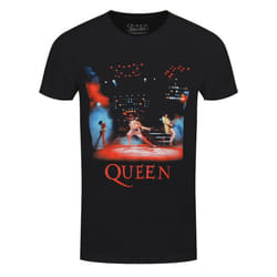 Queen Unisex Adult Live Shot Spotlight T-Shirt - S, Black