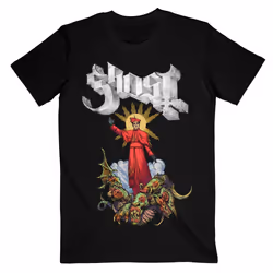 Ghost Unisex Adult Plague Bringer T-Shirt - L, Black