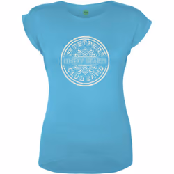The Beatles Womens/Ladies Sgt Pepper Drum T-Shirt