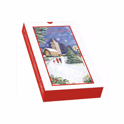 Out Of The Blue Winter Walk Christmas Card (Pack of 12)