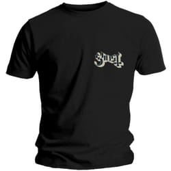 Ghost Unisex Adult Logo T-Shirt - XXL, Black