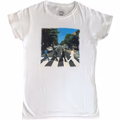 The Beatles Womens/Ladies Abbey Road T-Shirt - XL, White