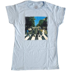 The Beatles Womens/Ladies Abbey Road T-Shirt - XXL, Light Blue