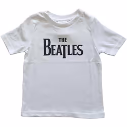 The Beatles Childrens/Kids Drop T Logo T-Shirt - 0-3 Months, White