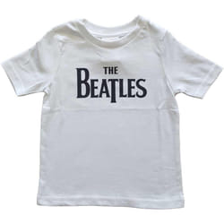 The Beatles Childrens/Kids Drop T Logo T-Shirt - 0-3 Months, White