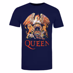 Queen Childrens/Kids Classic Crest T-Shirt - 3-4 Years, Navy Blue
