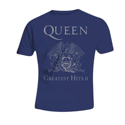 Queen Unisex Adult Greatest Hits II T-Shirt - XXL, Blue