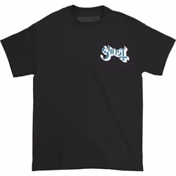 Ghost Unisex Adult Dance Macabre Cover Back Print Logo T-Shirt - XXL, Black
