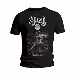 Ghost Unisex Adult Dance Macabre T-Shirt - S, Black