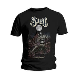 Ghost Unisex Adult Dance Macabre T-Shirt - L, Black