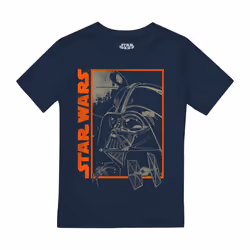 Star Wars Boys Darth Vader T-Shirt - 12-13 Years, Navy