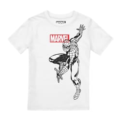 Spider-Man Boys Outline T-Shirt - 12-13 Years, White