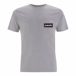 Oasis Unisex Adult Lines T-Shirt - XXL, Grey