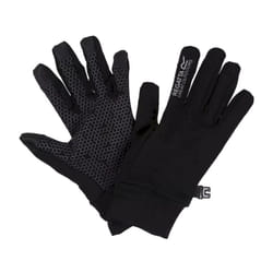 Regatta Childrens/Kids Grippy II Lightweight Gloves - 7-10 Years, Black/Dark Grey