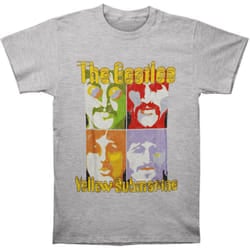 The Beatles Unisex Adult Yellow Submarine Sea Of Science T-Shirt - XXL, Heather Grey