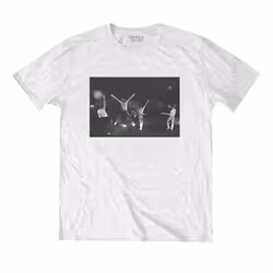 Queen Unisex Adult Crowd Shot T-Shirt - M, White