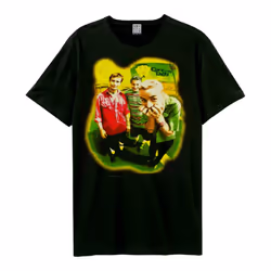 Amplified Unisex Adult Mugshot Rebels Green Day T-Shirt - M, Black