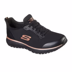 Skechers Womens/Ladies Squad SR Safety Shoes - 5 UK, Black/Rose Gold