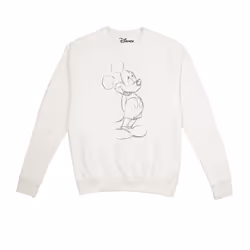 Disney Womens/Ladies Mickey Mouse Sketch Sweatshirt - S, Stone