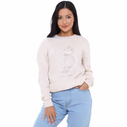 Disney Womens/Ladies Mickey Mouse Sketch Sweatshirt - S, Stone