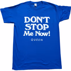 Queen Unisex Adult Don't Stop Me Now T-Shirt - M, Blue