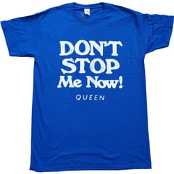 Queen Unisex Adult Don't Stop Me Now T-Shirt - S, Blue