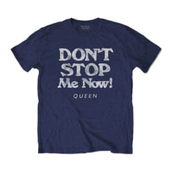 Queen Unisex Adult Don't Stop Me Now T-Shirt - S, Navy Blue