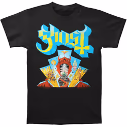 Ghost Unisex Adult Devil Window T-Shirt - XL, Black