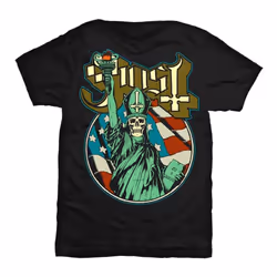 Ghost Unisex Adult Statue of Liberty T-Shirt