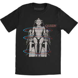 Queen Unisex Adult European Tour 1984 T-Shirt - L, Black