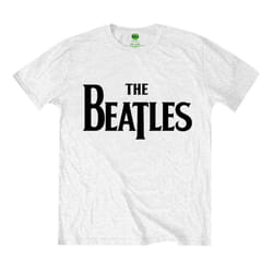The Beatles Childrens/Kids Drop T Logo T-Shirt - 11-12 Years, White