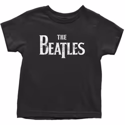 The Beatles Childrens/Kids Drop T Logo T-Shirt - 2 Years, Black