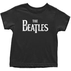 The Beatles Childrens/Kids Drop T Logo T-Shirt - 2 Years, Black