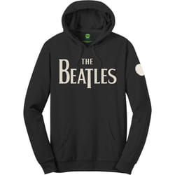 The Beatles Unisex Adult Apple Logo Hoodie - XL, Black