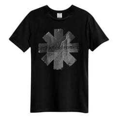 Amplified Unisex Adult Duct Tape Red Hot Chilli Peppers T-Shirt - XS, Black