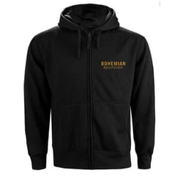 Queen Unisex Adult Bohemian Rhapsody Movie Poster Full Zip Hoodie - S, Black