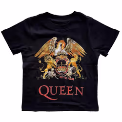 Queen Childrens/Kids Classic Crest T-Shirt - 3 Years, Black
