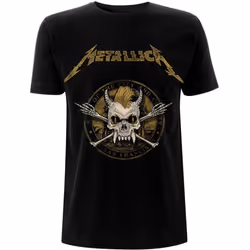 Metallica Unisex Adult Scary Guy Seal T-Shirt - S, Black