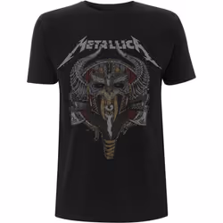 Metallica Unisex Adult Viking T-Shirt - S, Black